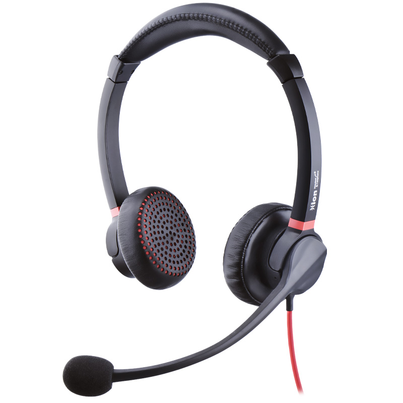 北恩H730D双耳通话降噪耳麦 双麦降噪耳机